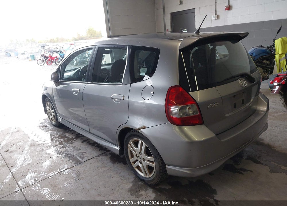 2008 HONDA FIT SPORT VIN: JHMGD38698S020369