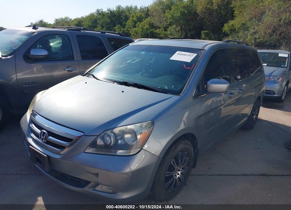 2007 HONDA ODYSSEY TOURING VIN: 5FNRL38877B047242