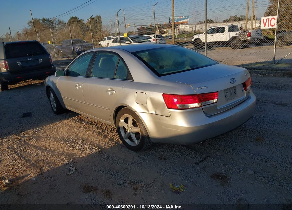 2007 HYUNDAI SONATA LIMITED/SE V6 VIN: 5NPEU46F47H180447