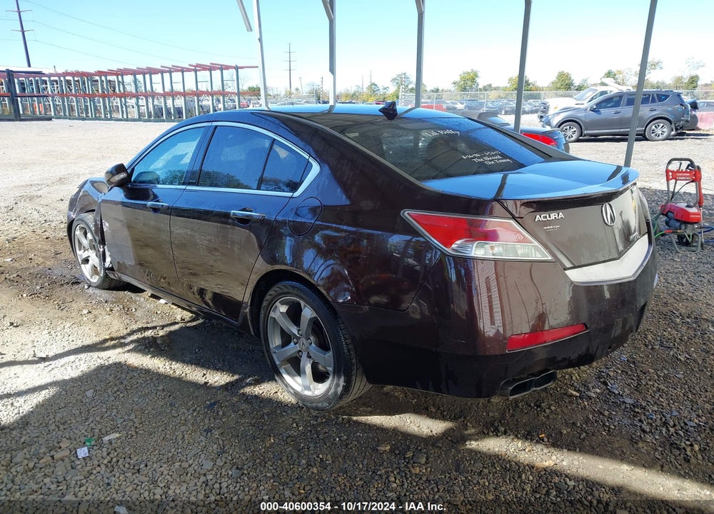 2011 ACURA TL 3.7 VIN: 19UUA9F58BA002275