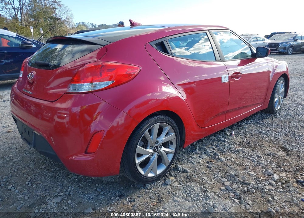 2017 HYUNDAI VELOSTER VIN: KMHTC6AD7HU304967