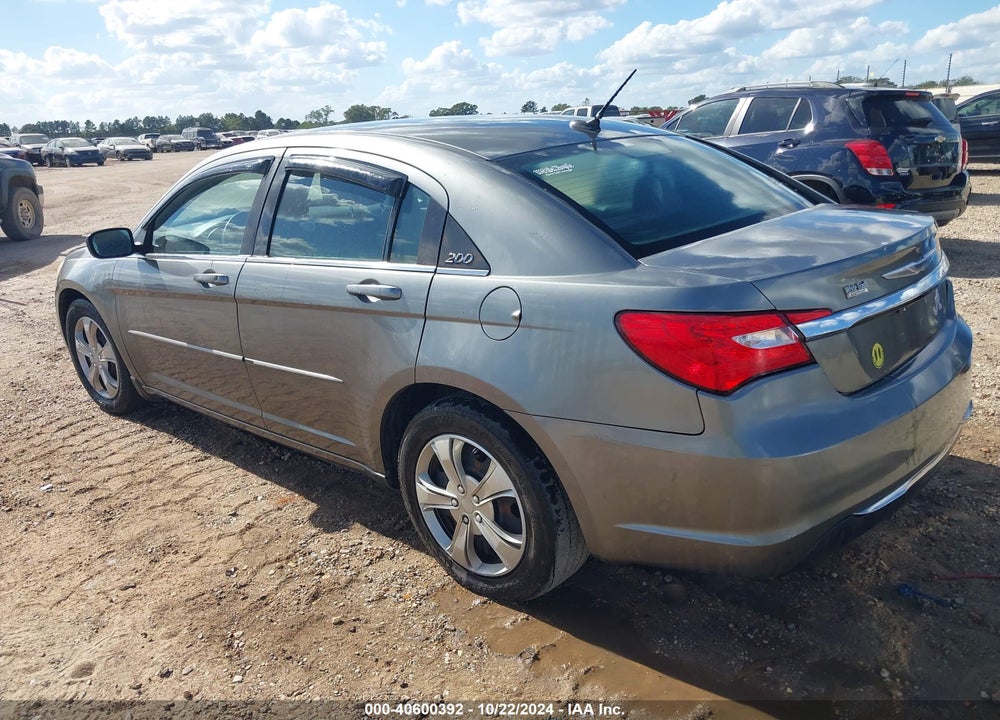 2012 CHRYSLER 200 LX VIN: 1C3CCBAB5CN208497