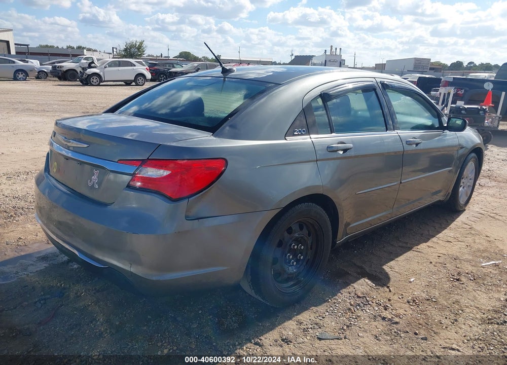 2012 CHRYSLER 200 LX VIN: 1C3CCBAB5CN208497