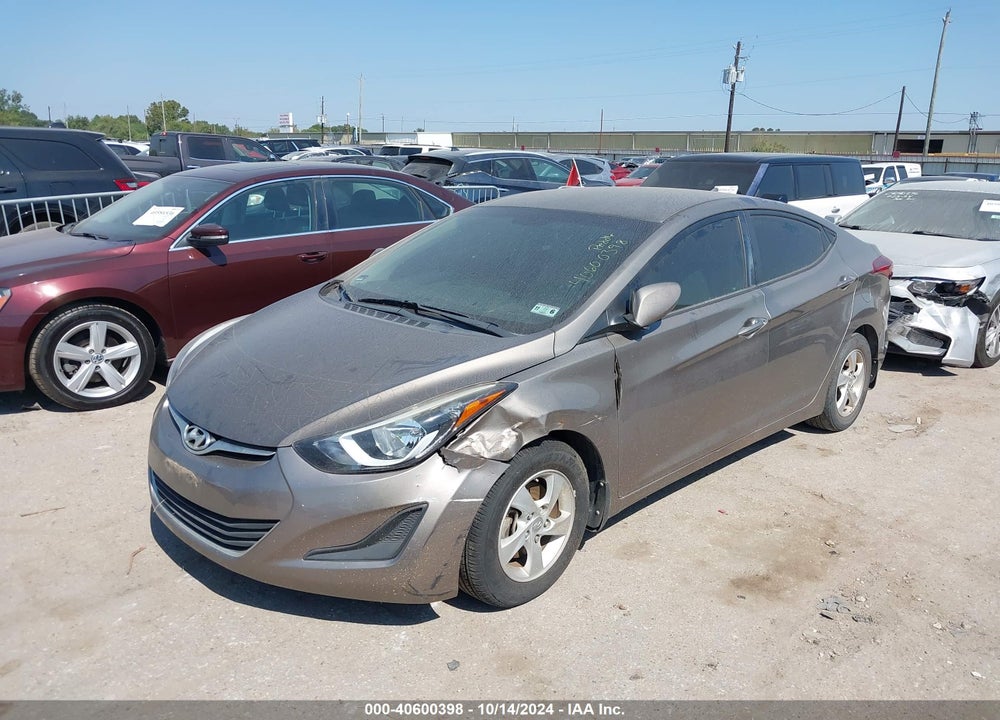 2015 HYUNDAI ELANTRA SE VIN: 5NPDH4AE4FH606635
