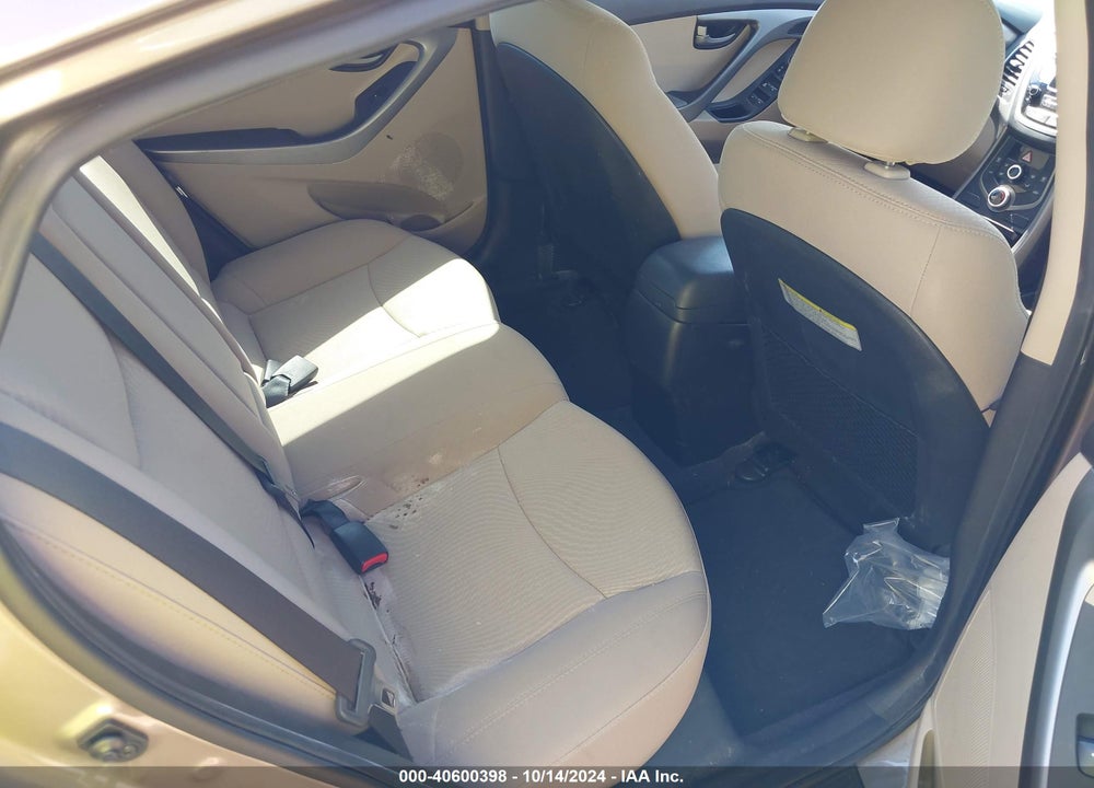 2015 HYUNDAI ELANTRA SE VIN: 5NPDH4AE4FH606635