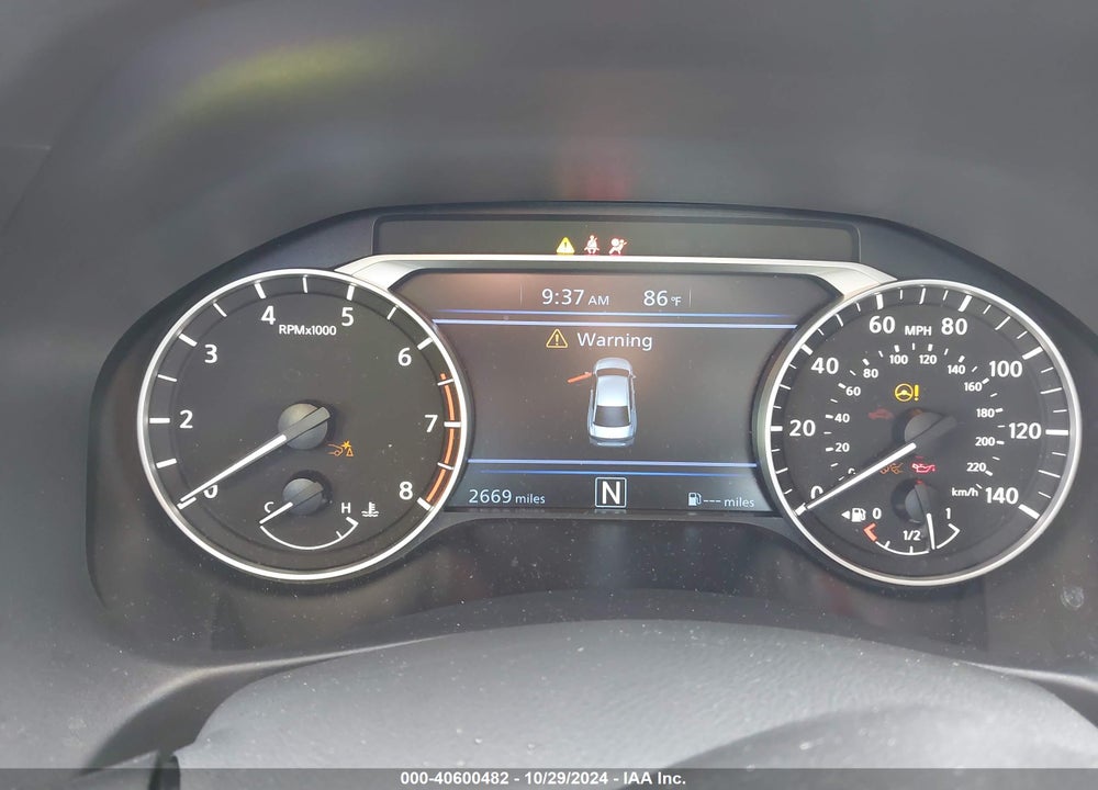 2024 NISSAN ALTIMA SR FWD VIN: 1N4BL4CV9RN323970