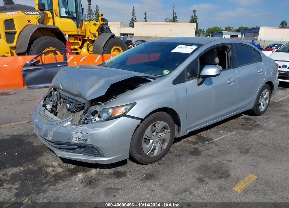 2013 HONDA CIVIC LX VIN: 19XFB2F56DE270088
