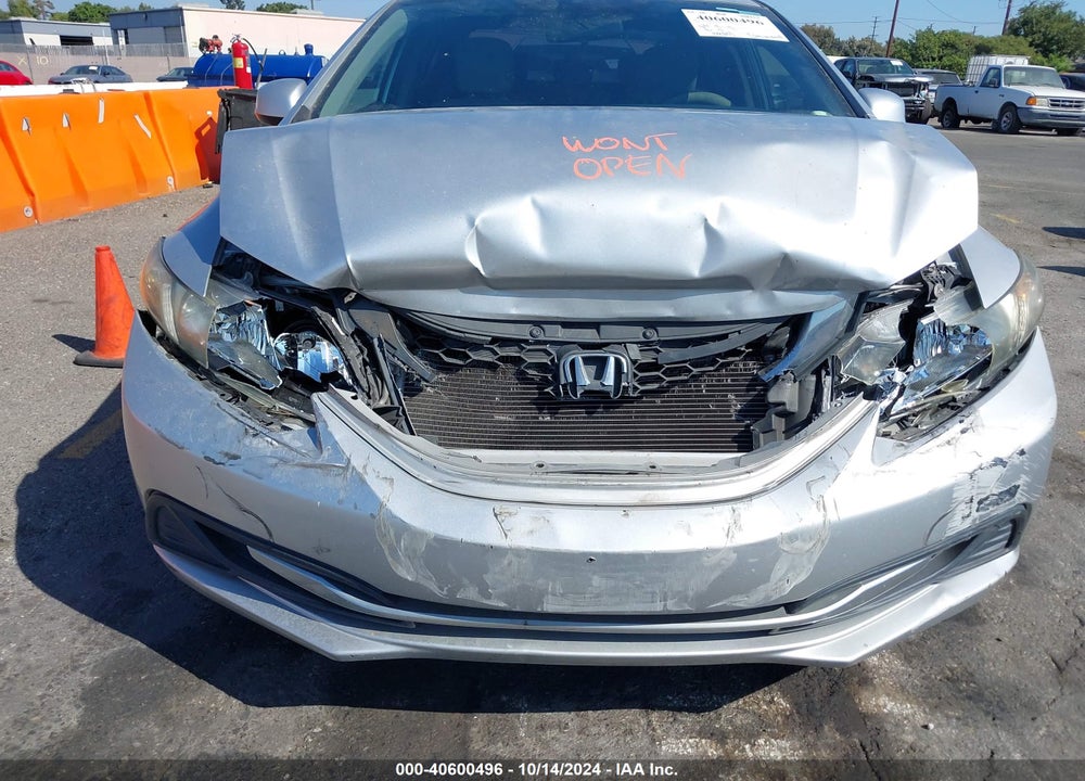 2013 HONDA CIVIC LX VIN: 19XFB2F56DE270088