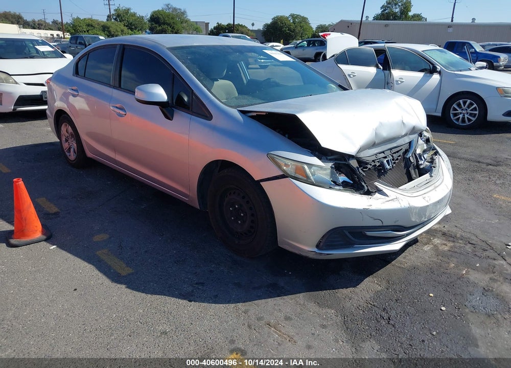 2013 HONDA CIVIC LX VIN: 19XFB2F56DE270088