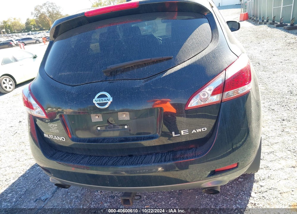 2011 NISSAN MURANO LE VIN: JN8AZ1MW6BW154795