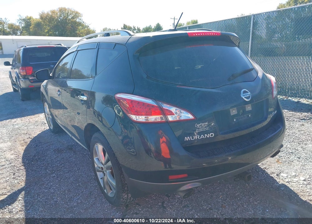 2011 NISSAN MURANO LE VIN: JN8AZ1MW6BW154795