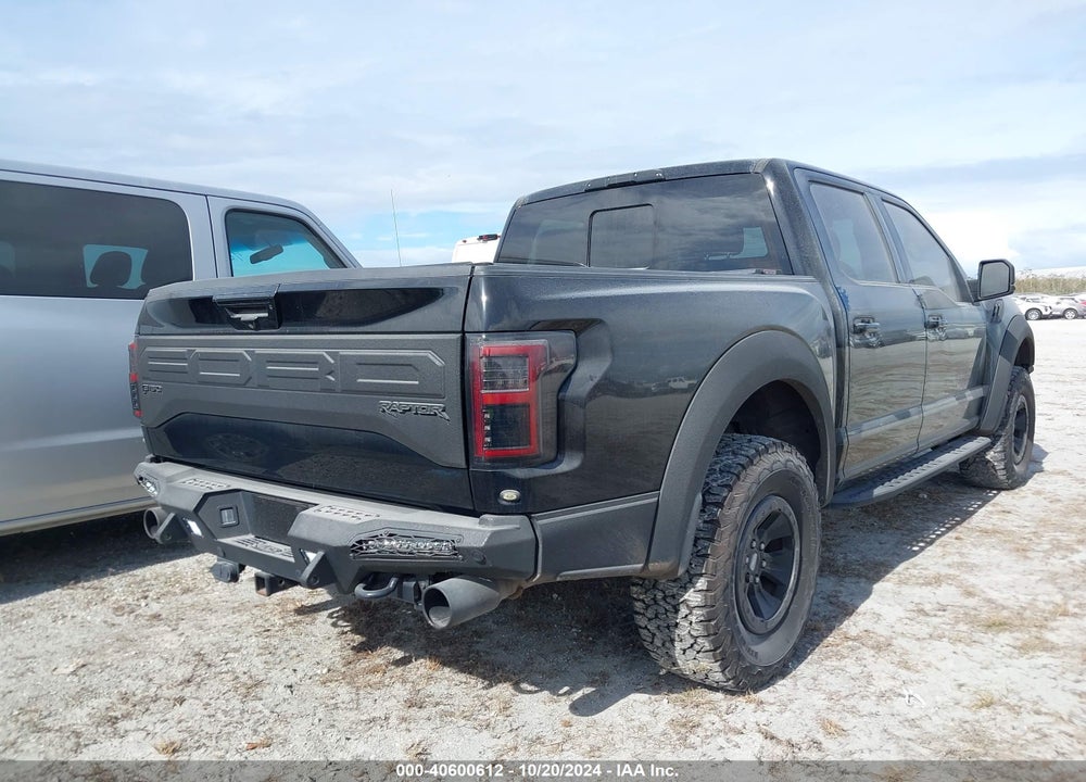 2018 FORD F-150 RAPTOR VIN: 1FTFW1RG2JFB04566