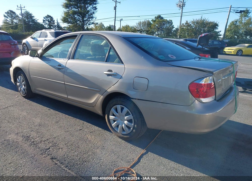 2005 TOYOTA CAMRY LE VIN: 4T1BE32K55U964213