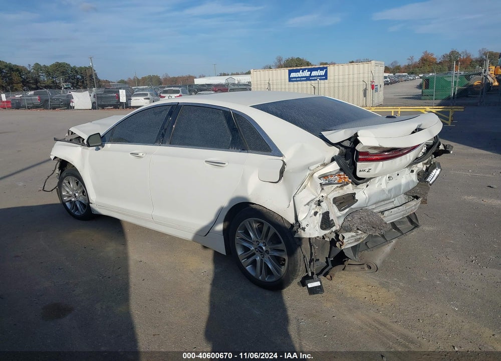 2013 LINCOLN MKZ VIN: 3LN6L2GK0DR811089