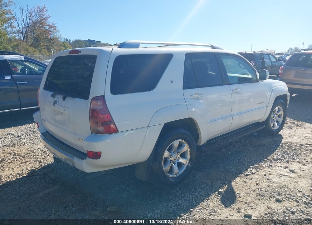 2004 TOYOTA 4RUNNER SR5 SPORT V6 VIN: JTEZU14R940027029