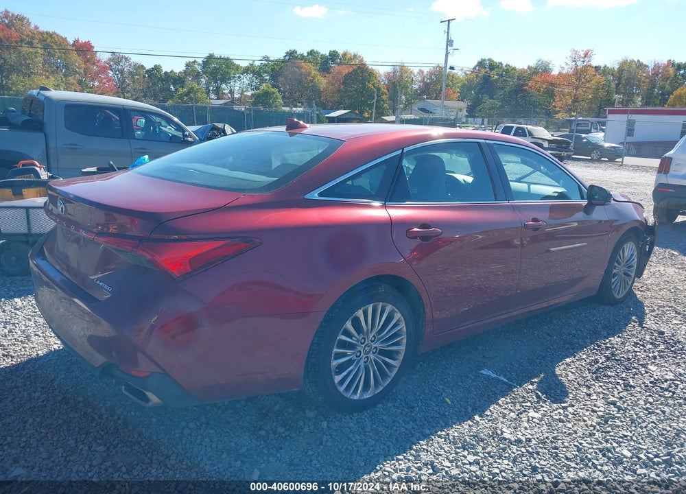 2019 TOYOTA AVALON LIMITED VIN: 4T1BZ1FB0KU010029