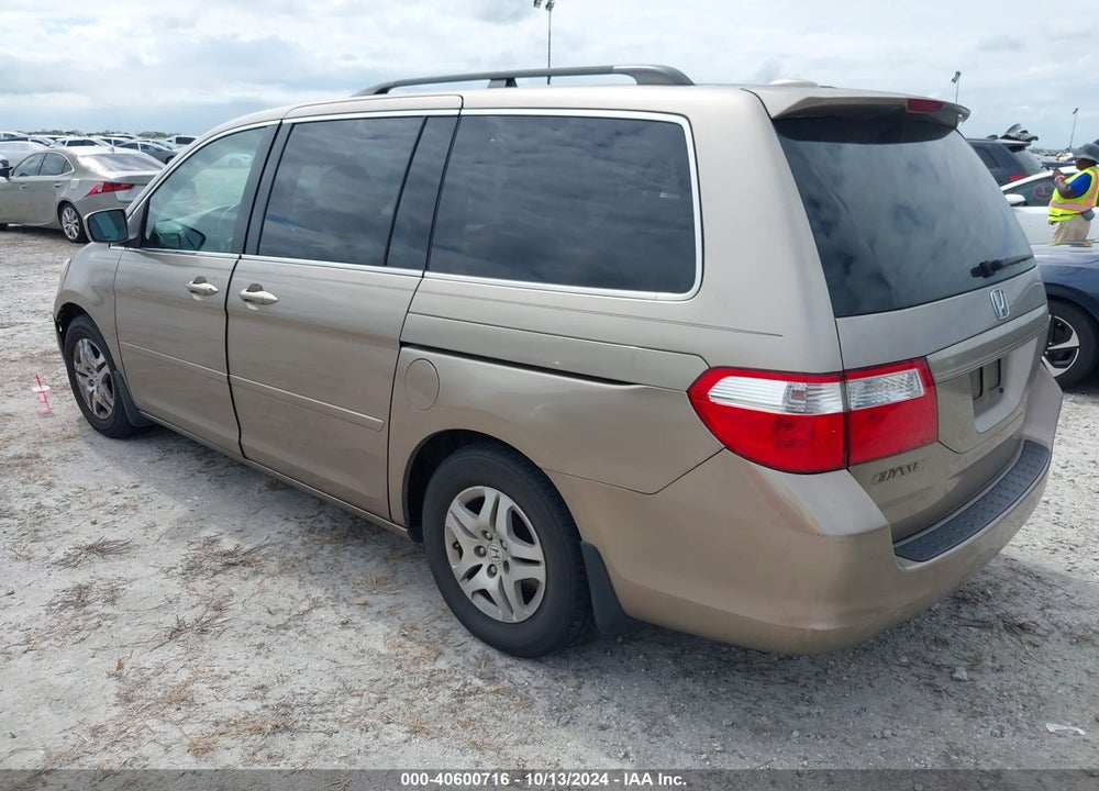 2007 HONDA ODYSSEY EX-L VIN: 5FNRL38787B086963