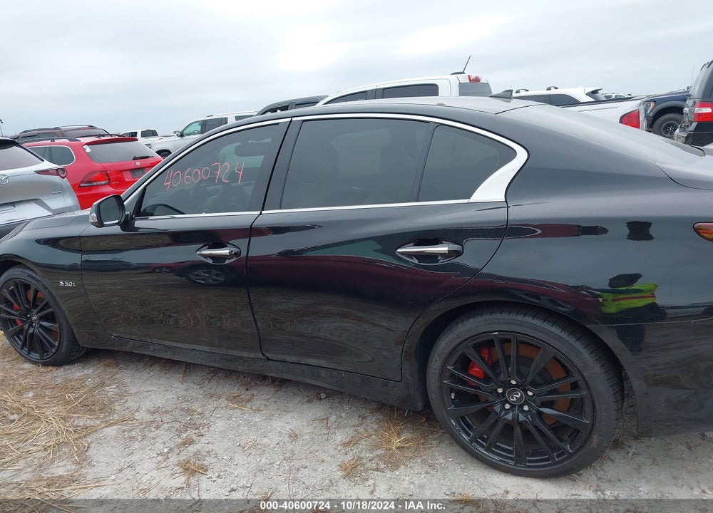 2019 INFINITI Q50 3.0T RED SPORT 400 VIN: JN1FV7AR3KM800243