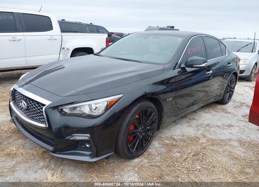 2019 INFINITI Q50 3.0T RED SPORT 400 VIN: JN1FV7AR3KM800243