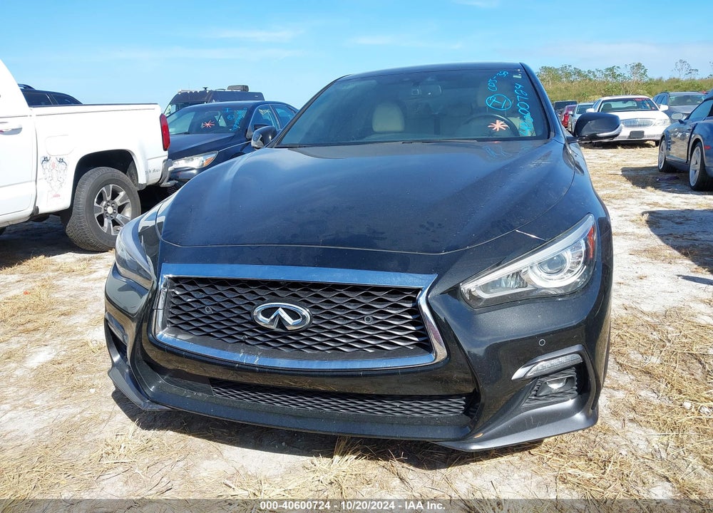 2019 INFINITI Q50 3.0T RED SPORT 400 VIN: JN1FV7AR3KM800243