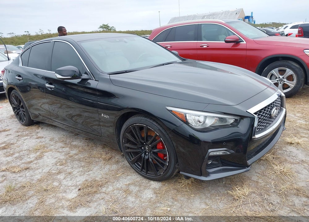 2019 INFINITI Q50 3.0T RED SPORT 400 VIN: JN1FV7AR3KM800243