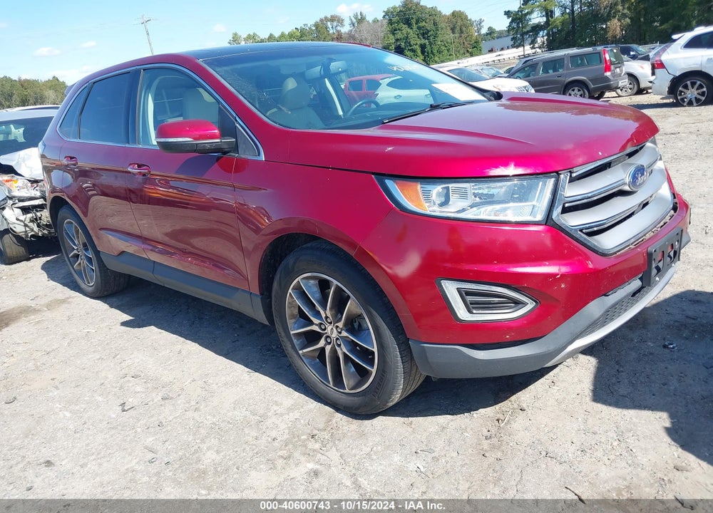 2016 FORD EDGE TITANIUM VIN: 2FMPK3K87GBB02574
