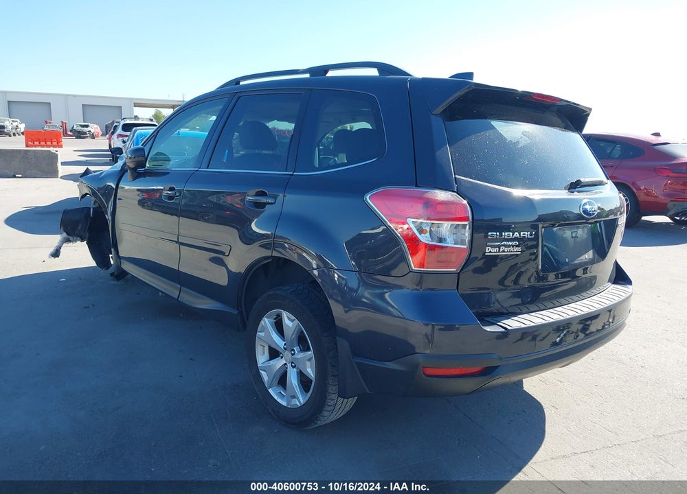 2016 SUBARU FORESTER 2.5I LIMITED VIN: JF2SJAHCXGH558932