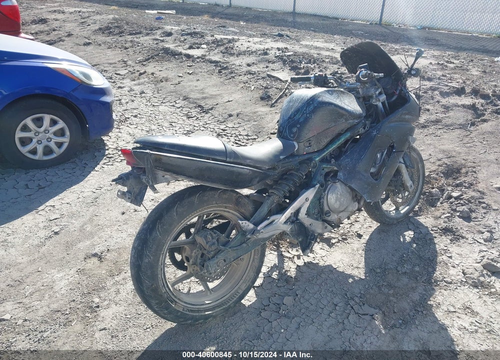2007 KAWASAKI EX650 A VIN: JKAEXEA117A026031