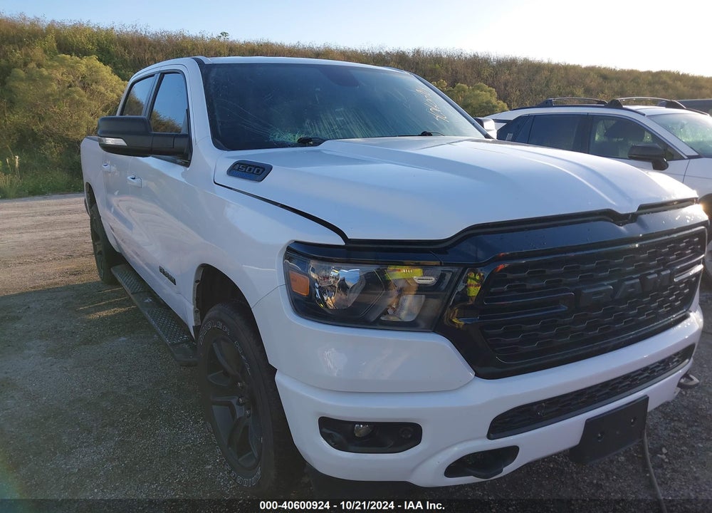 2022 RAM 1500 BIG HORN 4X4 5'7 BOX VIN: 1C6RRFFG3NN384216