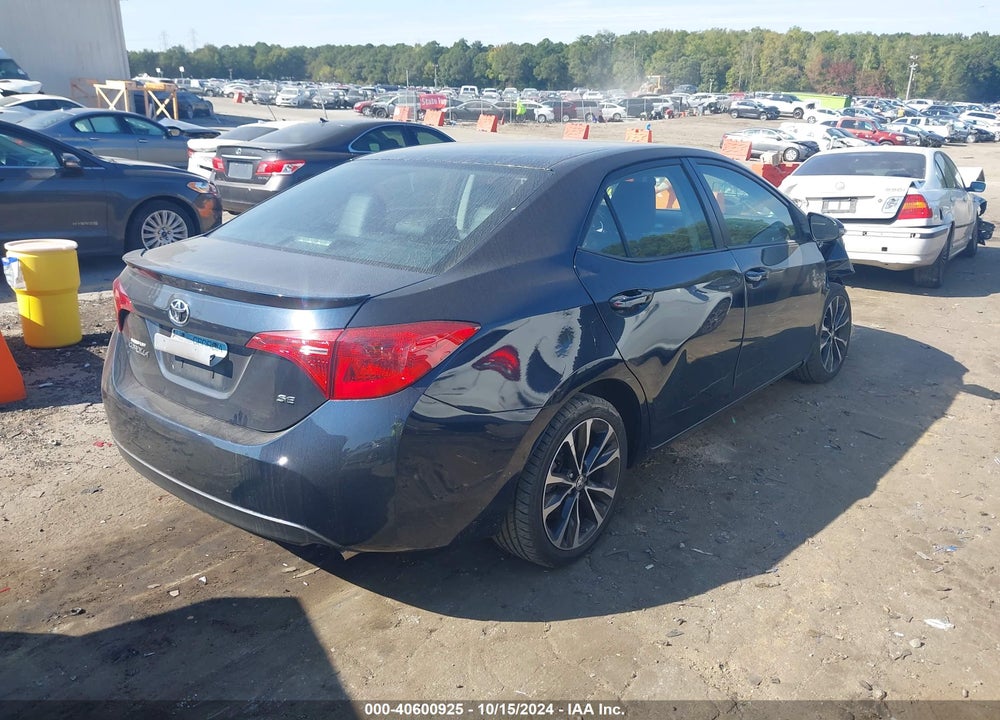 2017 TOYOTA COROLLA SE VIN: 2T1BURHE9HC819852