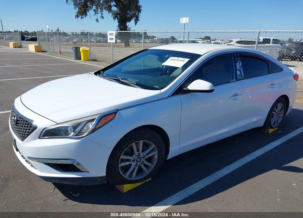 2016 HYUNDAI SONATA SE VIN: 5NPE24AF5GH415029