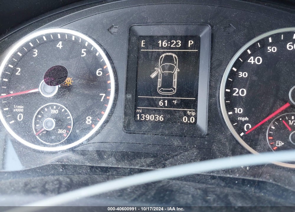 2013 VOLKSWAGEN TIGUAN SE VIN: WVGBV3AX7DW620074