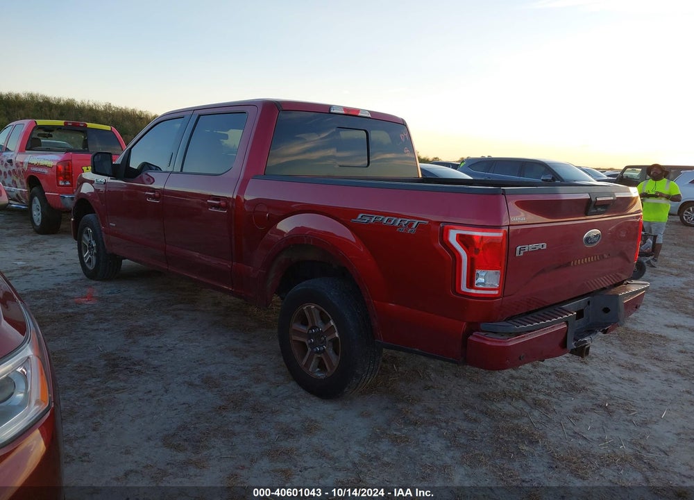 2016 FORD F-150 XLT VIN: 1FTEW1EP0GKD55314