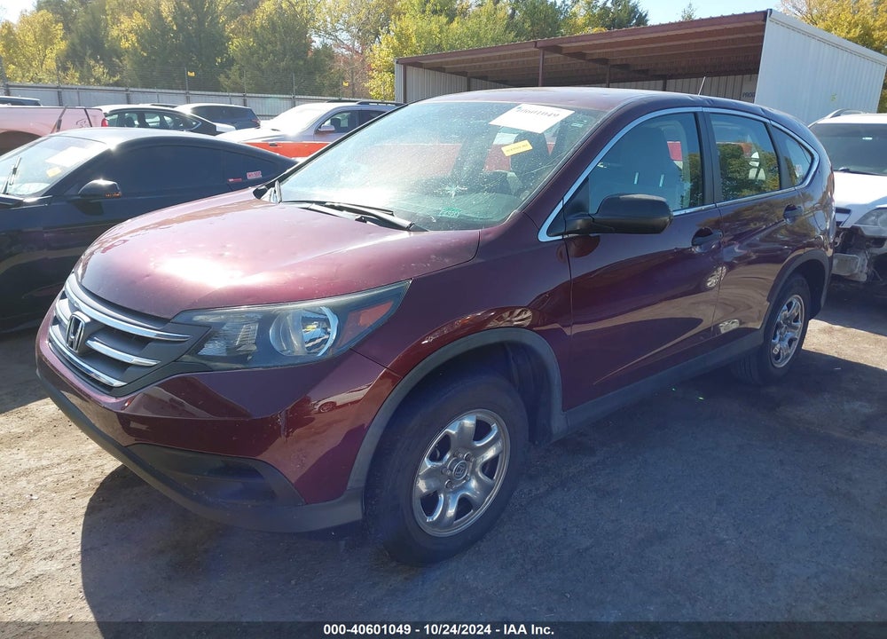 2013 HONDA CR-V LX VIN: 5J6RM3H31DL046074