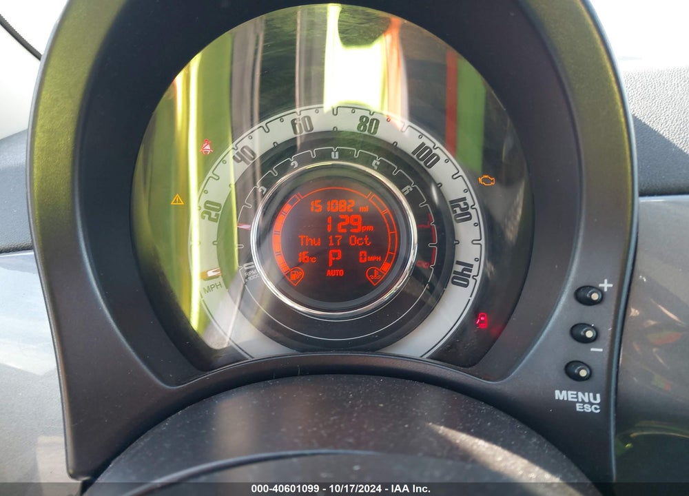 2012 FIAT 500 LOUNGE VIN: 3C3CFFCR7CT117661