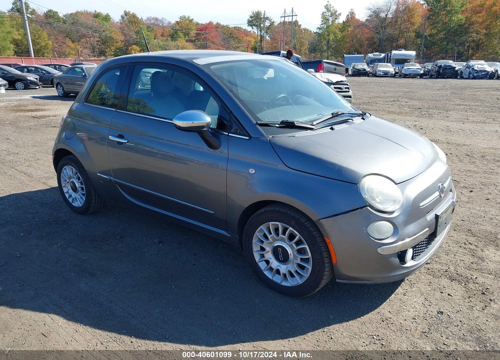 2012 FIAT 500 LOUNGE VIN: 3C3CFFCR7CT117661