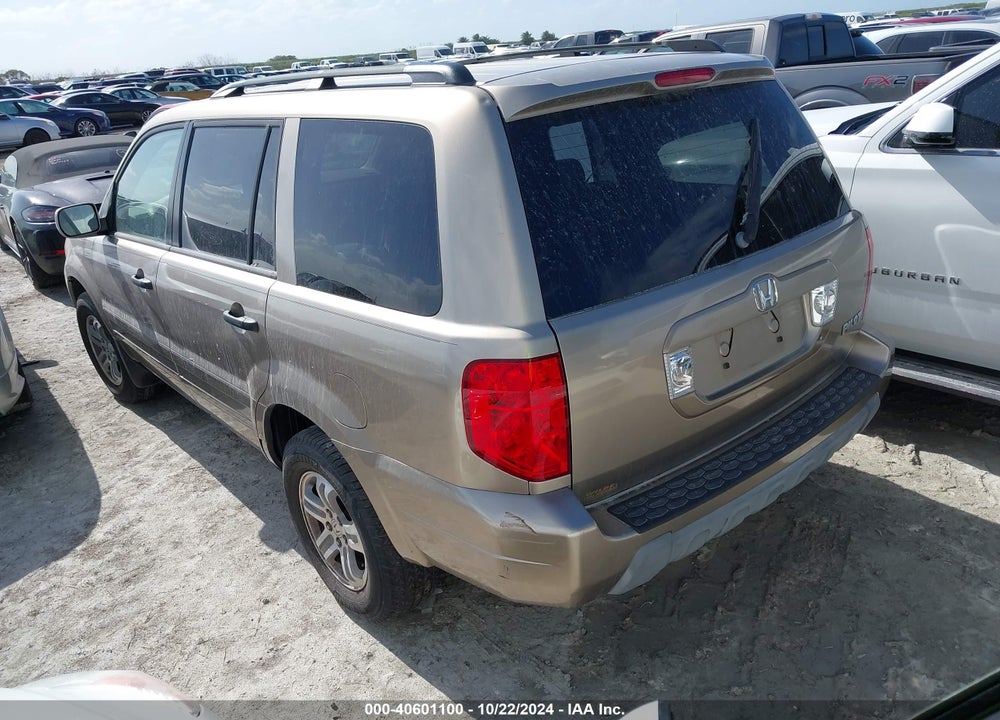 2005 HONDA PILOT EX-L VIN: 5FNYF18575B017278