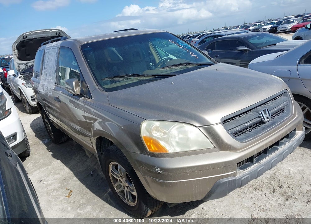 2005 HONDA PILOT EX-L VIN: 5FNYF18575B017278