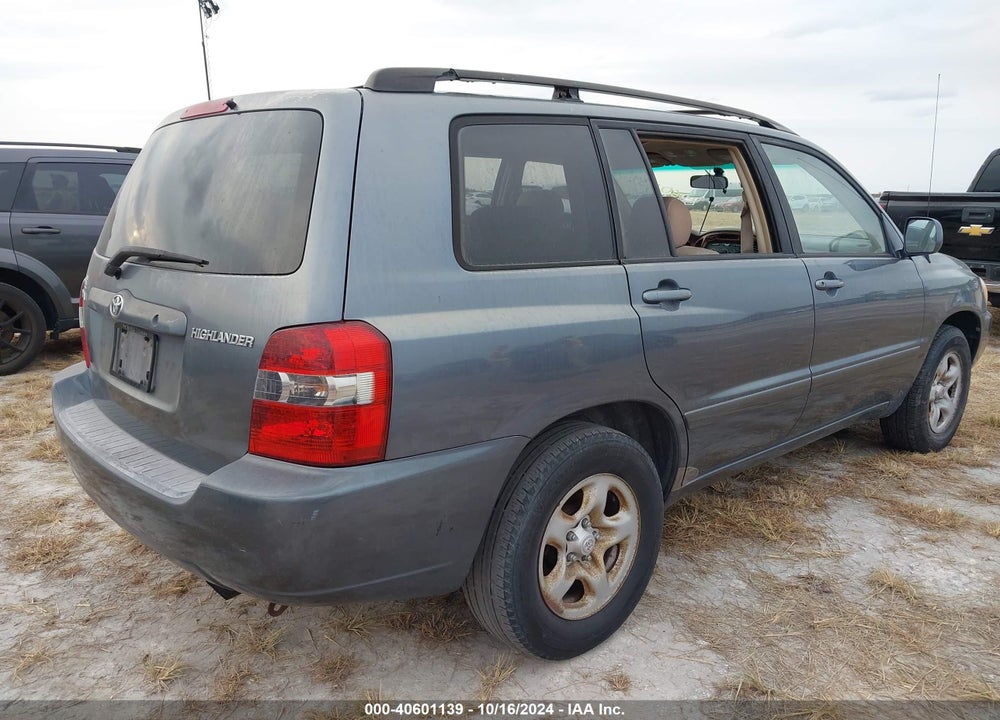 2006 TOYOTA HIGHLANDER BASE W/O 3RD ROW (A4) VIN: JTEGD21A160153092