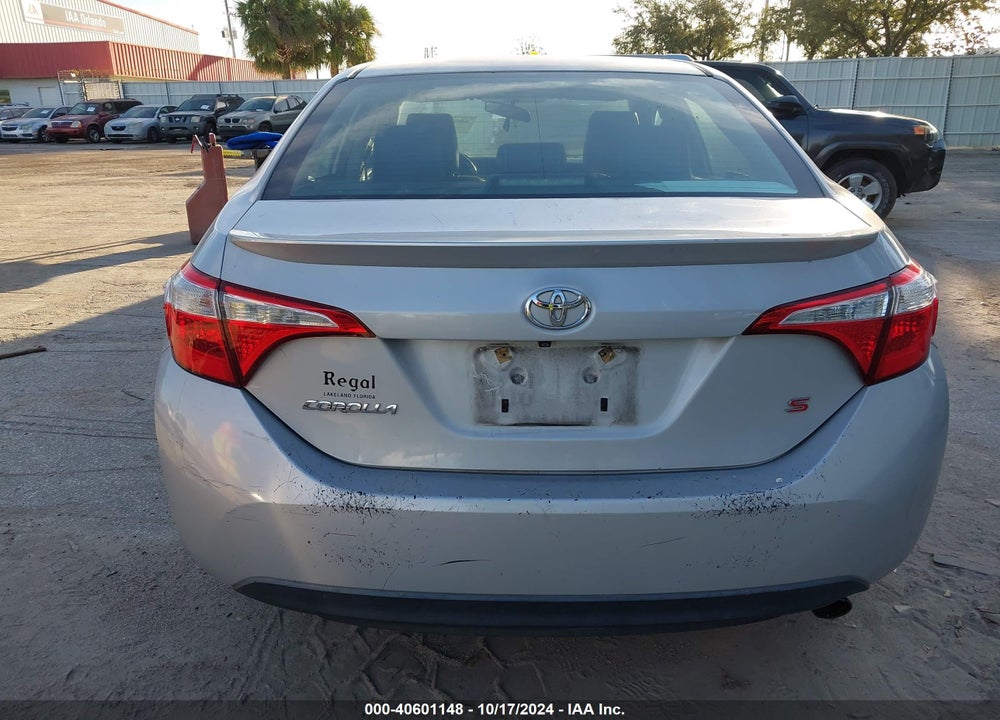 2015 TOYOTA COROLLA S VIN: 2T1BURHE7FC388358