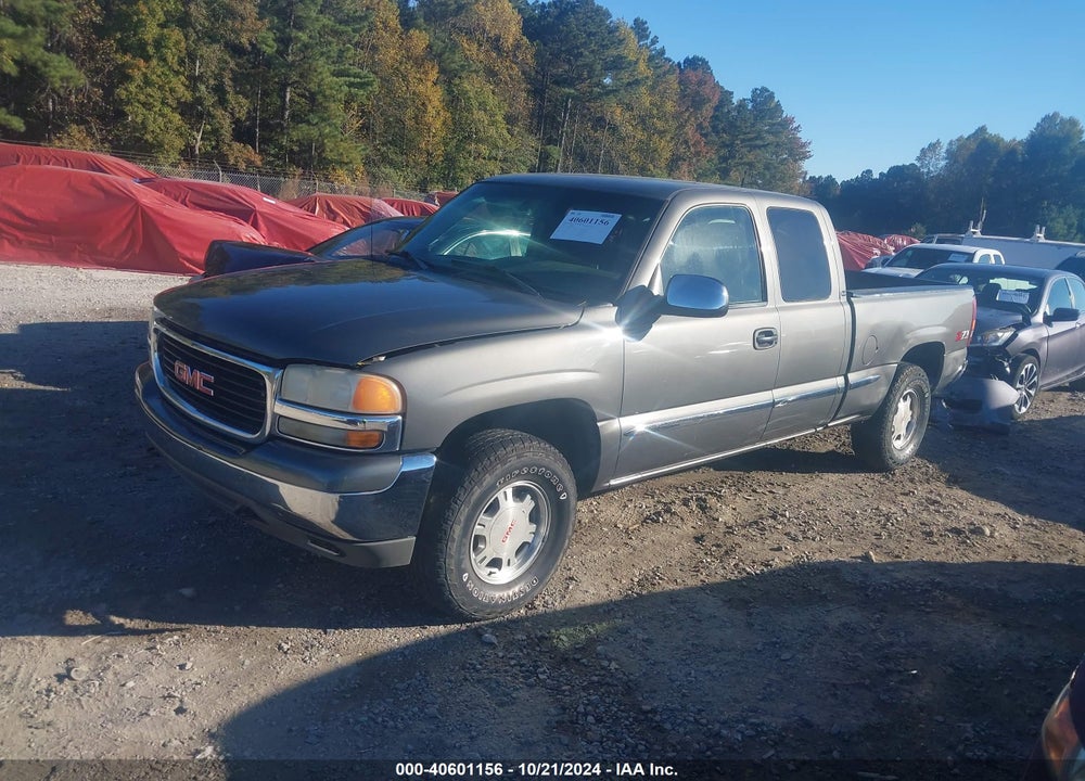2002 GMC SIERRA 1500 SLE VIN: 2GTEK19T321311304