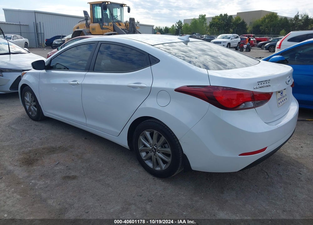 2016 HYUNDAI ELANTRA SE VIN: 5NPDH4AE0GH760177