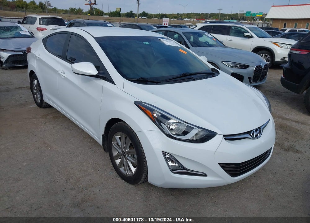 2016 HYUNDAI ELANTRA SE VIN: 5NPDH4AE0GH760177