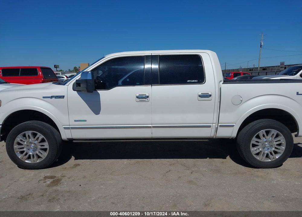 2012 FORD F-150 PLATINUM VIN: 1FTFW1ET8CFA66198