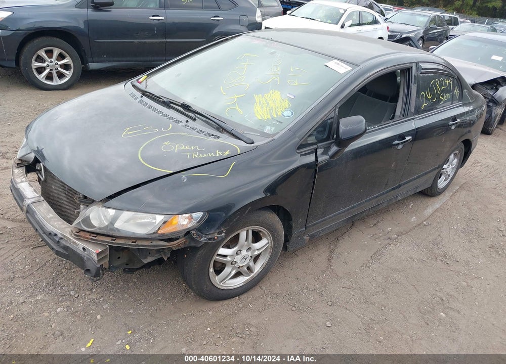 2009 HONDA CIVIC LX VIN: 2HGFA16519H301404