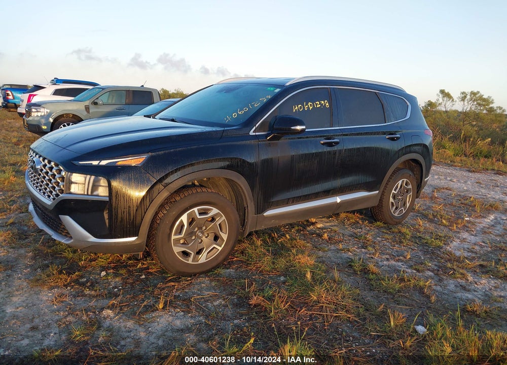 2022 HYUNDAI SANTA FE HYBRID BLUE VIN: KM8S2DA12NU044384