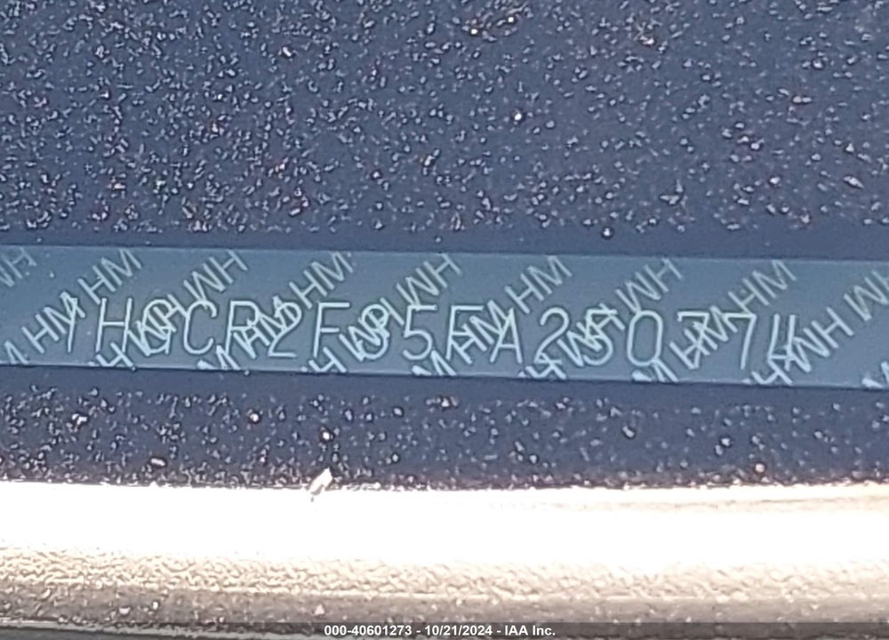 2015 HONDA ACCORD LX VIN: 1HGCR2F35FA250774