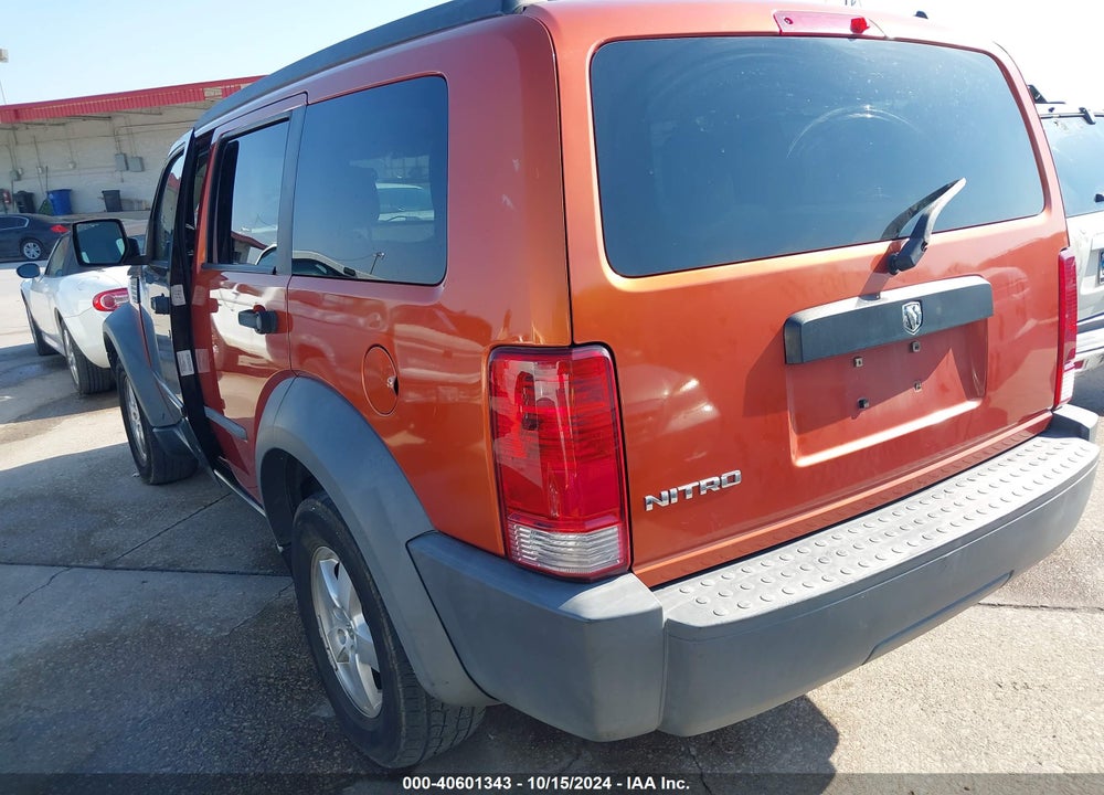 2007 DODGE NITRO SXT VIN: 1D8GT28K07W535457