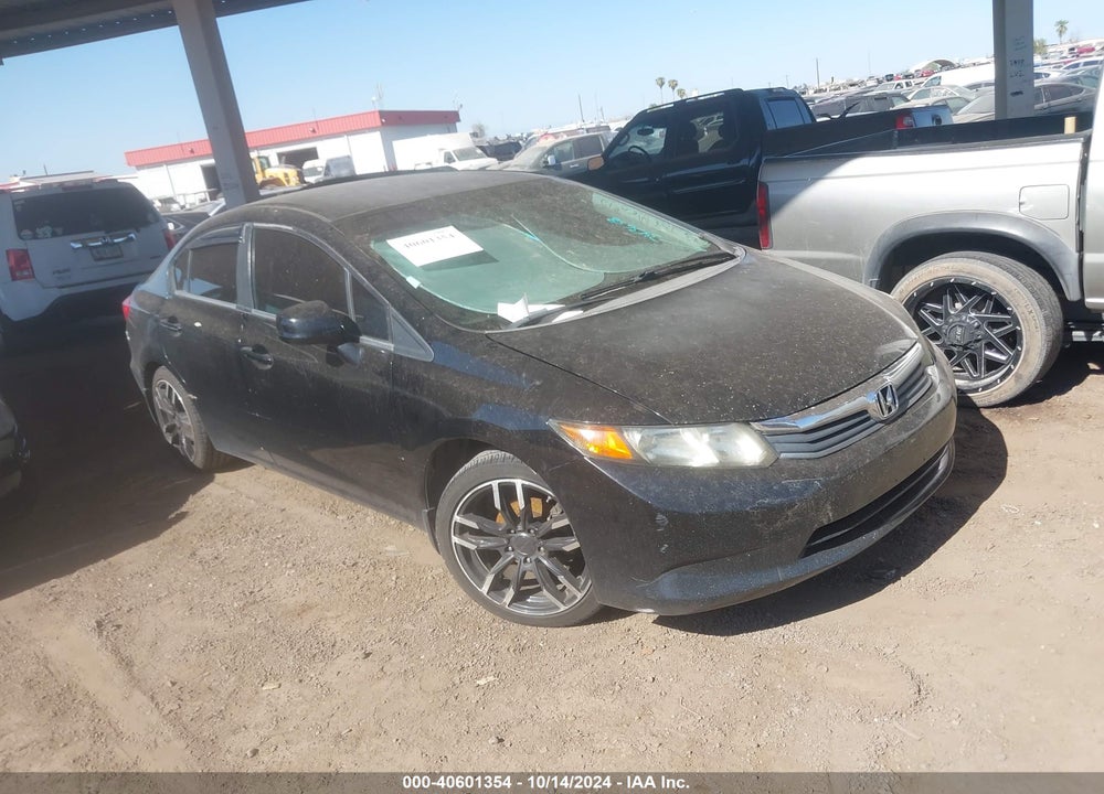 2012 HONDA CIVIC LX VIN: 19XFB2F5XCE343638