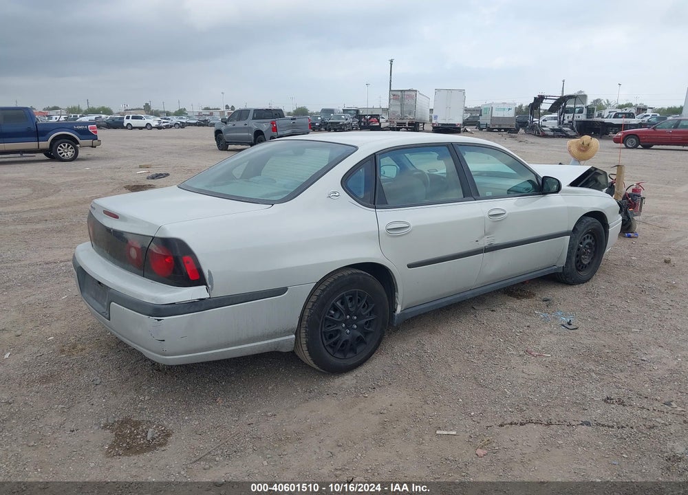 2004 CHEVROLET IMPALA VIN: 2G1WF52E249412715